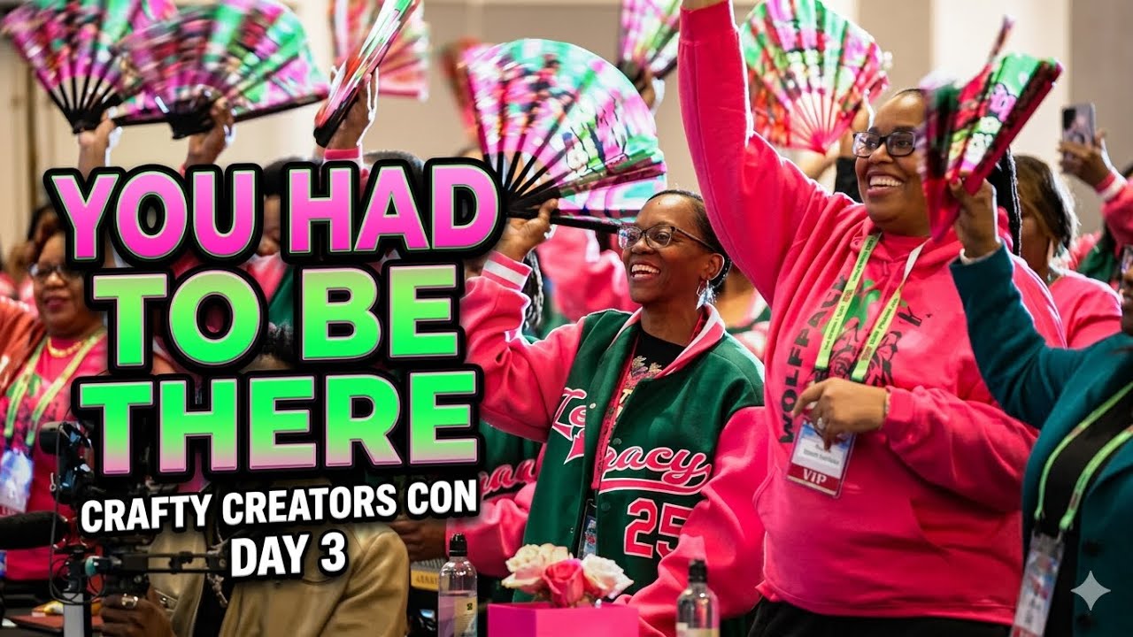 Последний день Crafty Creators Con был просто невероятным! 🤯
