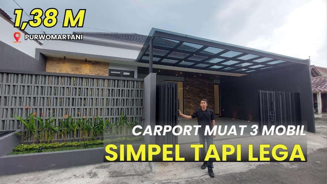 Eps 154 ~ Rumah 1 Lt Carport bisa Muat 3 Mobil
