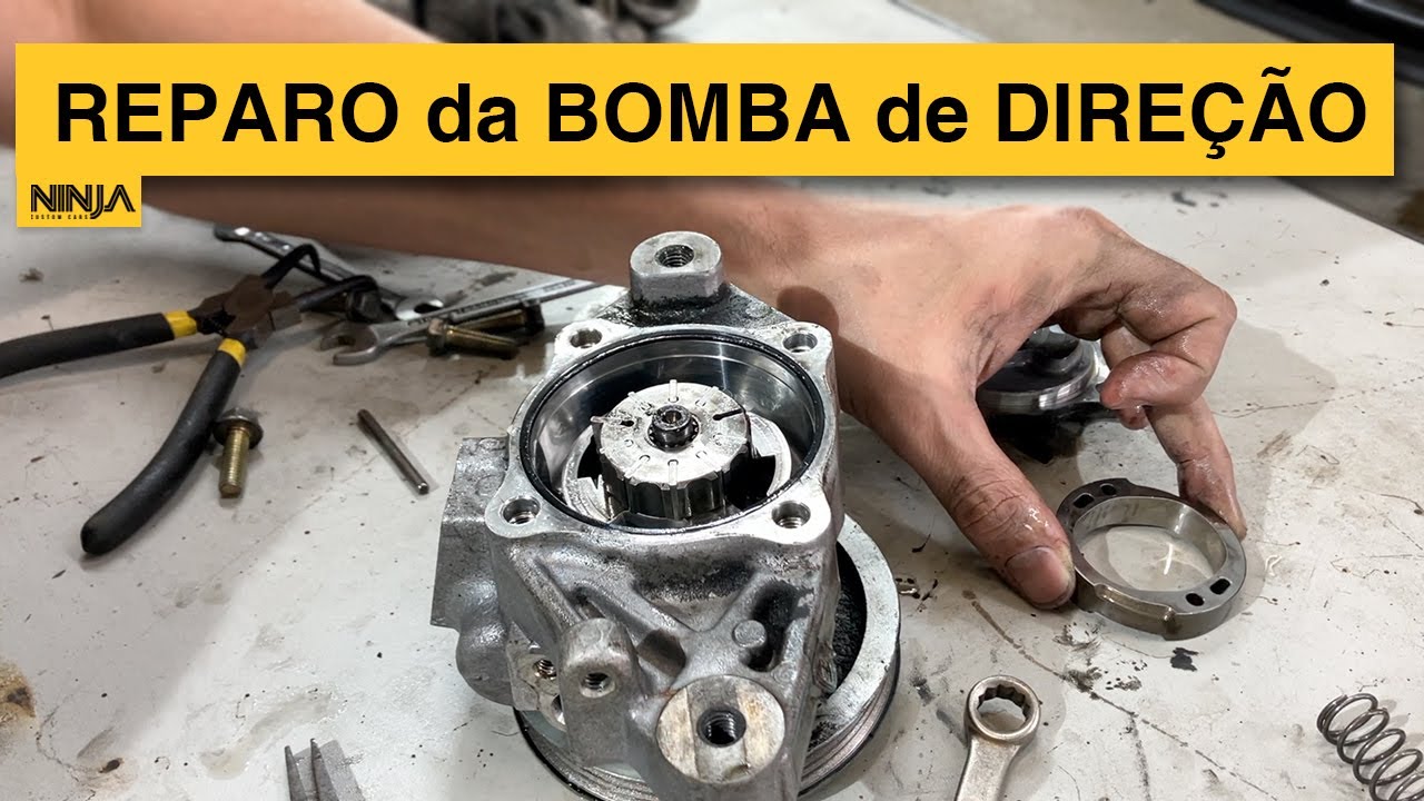 Reparo da BOMBA de DIREÇÃO HIDRÁULICA - Honda Civic 92-95 (Passo a passo Completo)