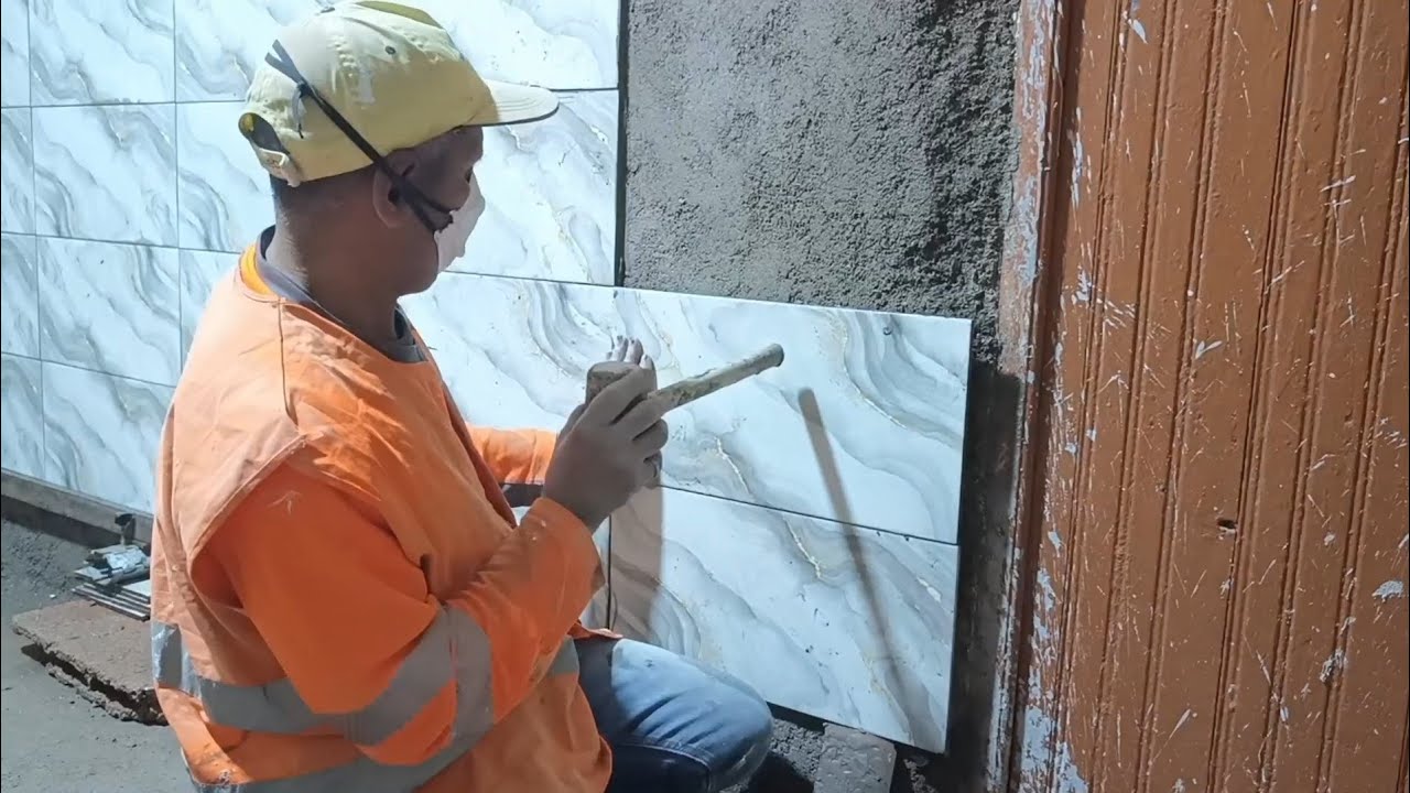 How to install ceramic tiles on rough walls, step by step.