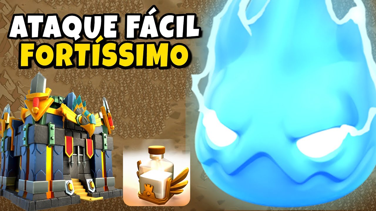 ATAQUE SPAM MAIS FORTE E F&Aacute;CIL DE USAR NO CV17 | Clash Of Clans