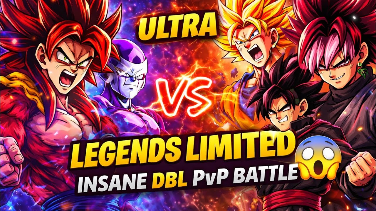 ULTRA vs LEGENDS LIMITED 🔥 Insane DBL PvP Battle Black Goku