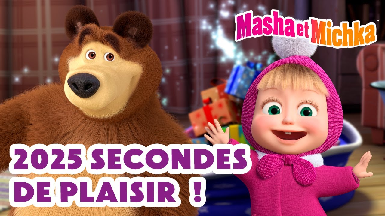 Masha et Michka 🎄❄️ 2025 secondes de Plaisir 🥳🎉 Collection d'épisodes