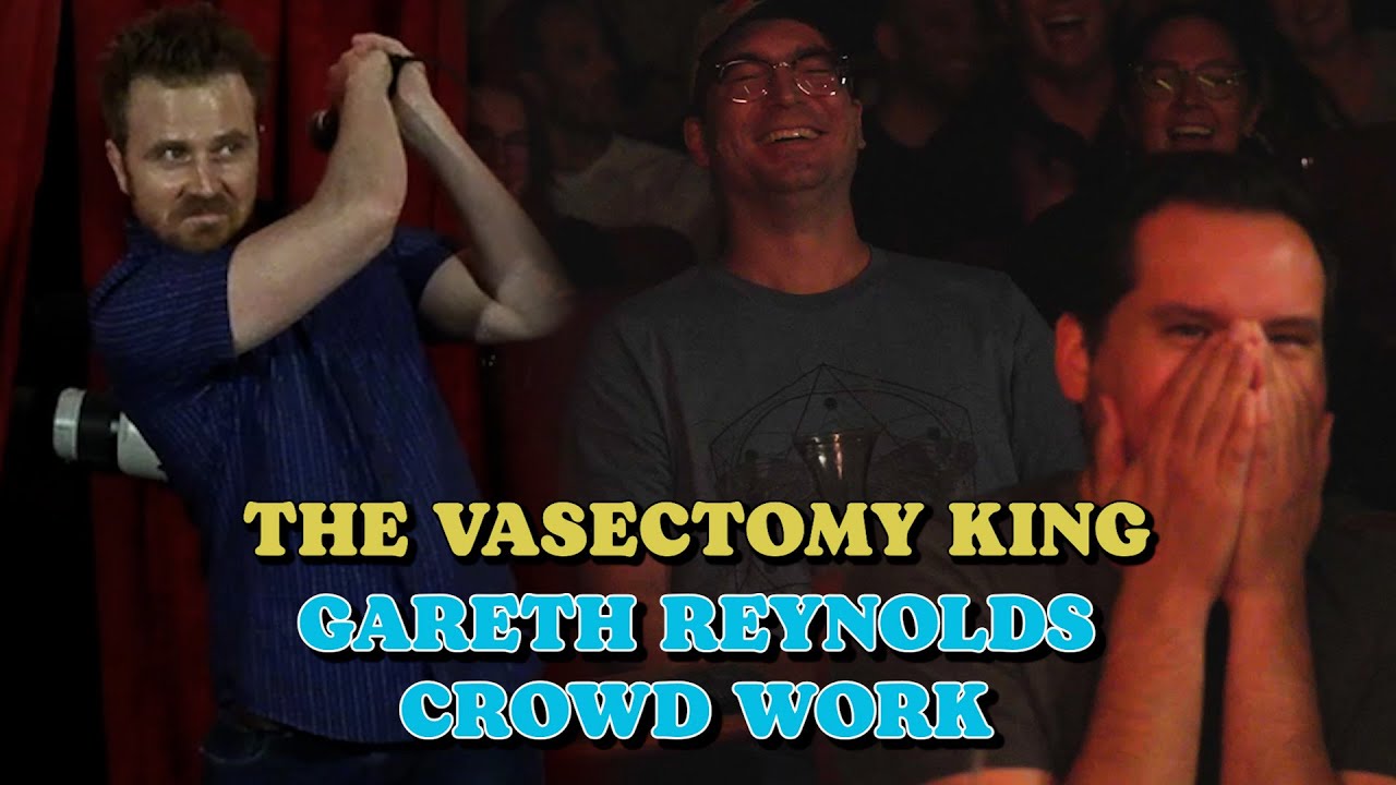This guy is ready to party | Gareth Reynolds Crowd Work