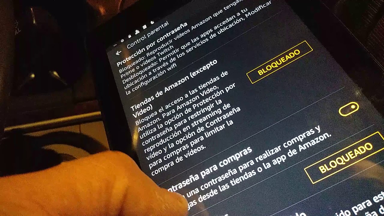 Como usar Control Parental en Tableta Amazon fire 7 con Alexa