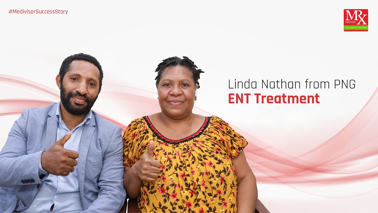 Linda Nathan from PNG - ENT Treatment
