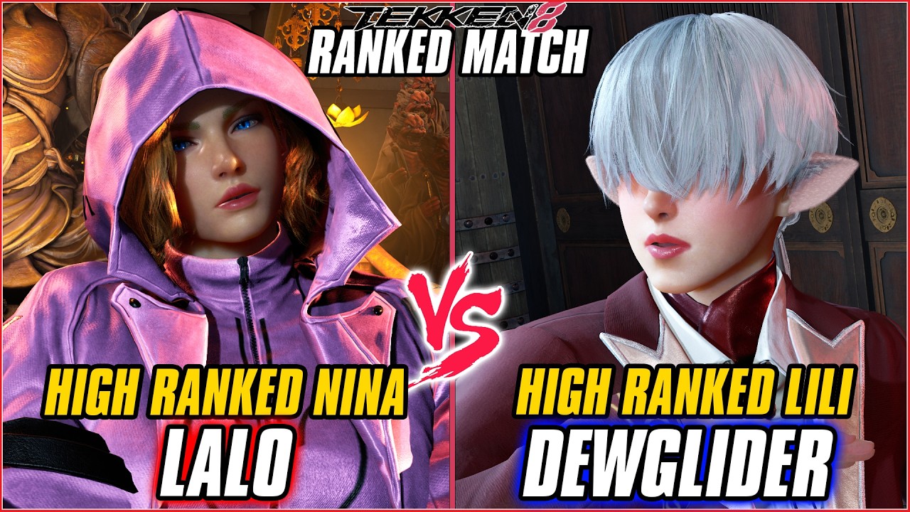 TEKKEN 8 ▰ LALO (Nina) vs DEWGLIDER (Lili) ▰ T8 RANKED GAMEPLAY