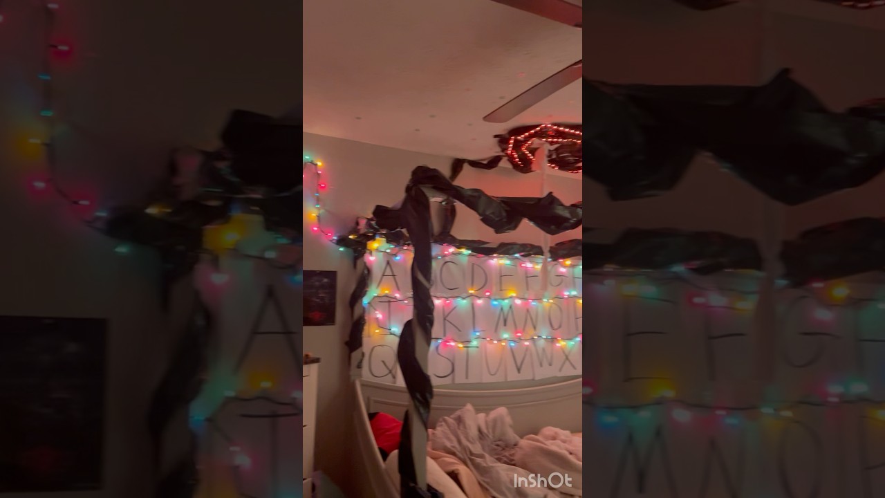 Stranger things room DIY! #strangerthings #netflix