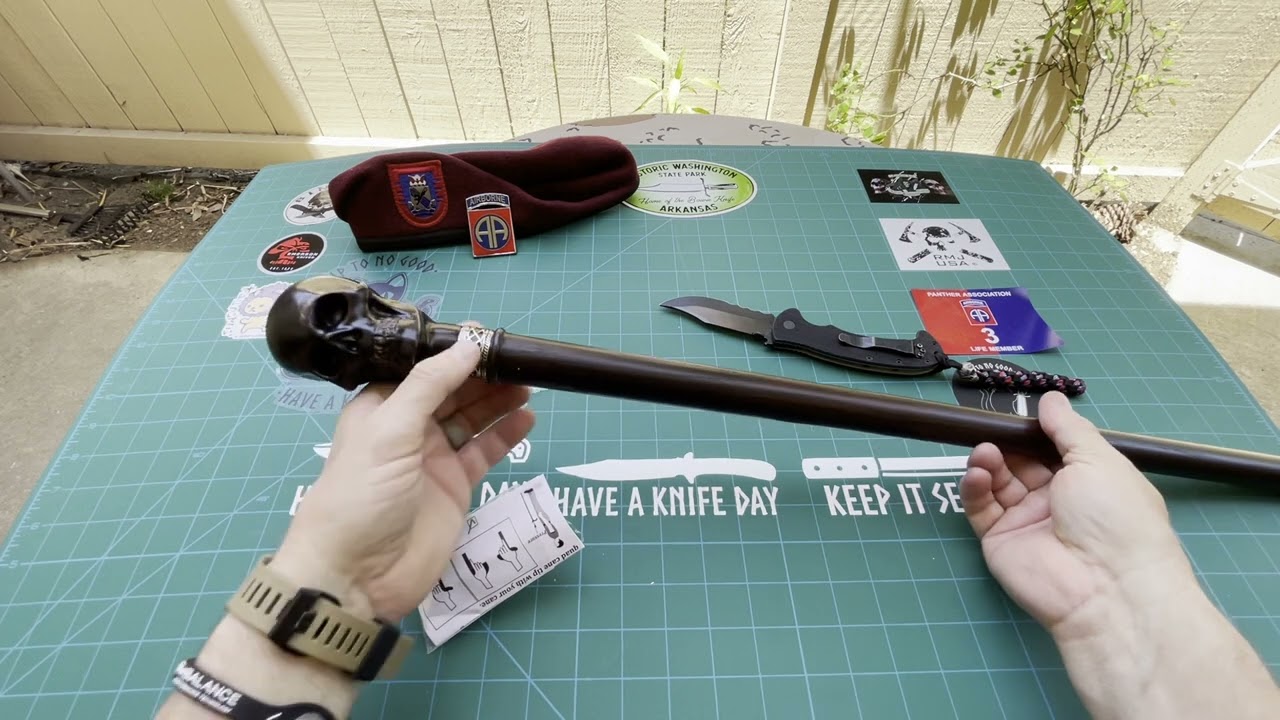 Just because you need a cane doesn’t mean that it can’t be cool. A skull cane help you get around.