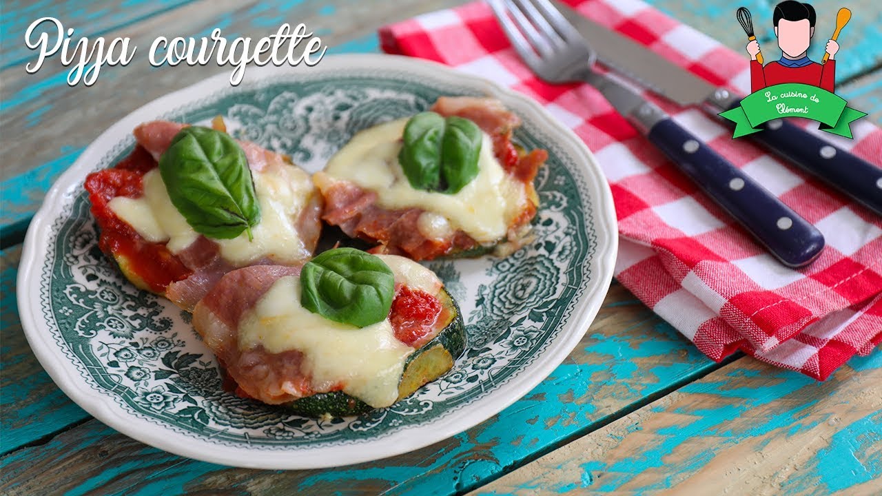 Recette pizza ronde courgette à la poèle