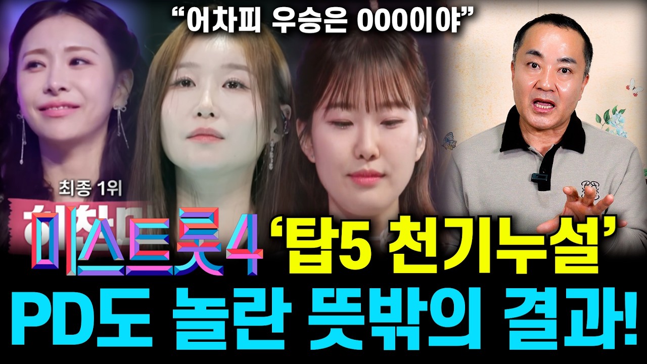 💥미스트롯4 탑5 천기누설💥 홍성윤? 길려원? 허찬미? 🤔 예언 적중 98.5% 용한 무당의 소름돋는 신점!