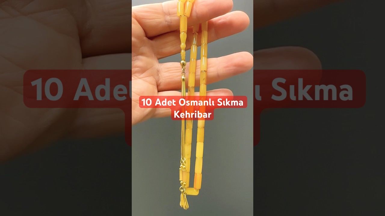10 Nadir Osmanlı Sıkma Tesbih | Ger&ccedil;ek Antika Koleksiyonluk Par&ccedil;alar. Osmanlı Sıkma Tesbih Nadirliği