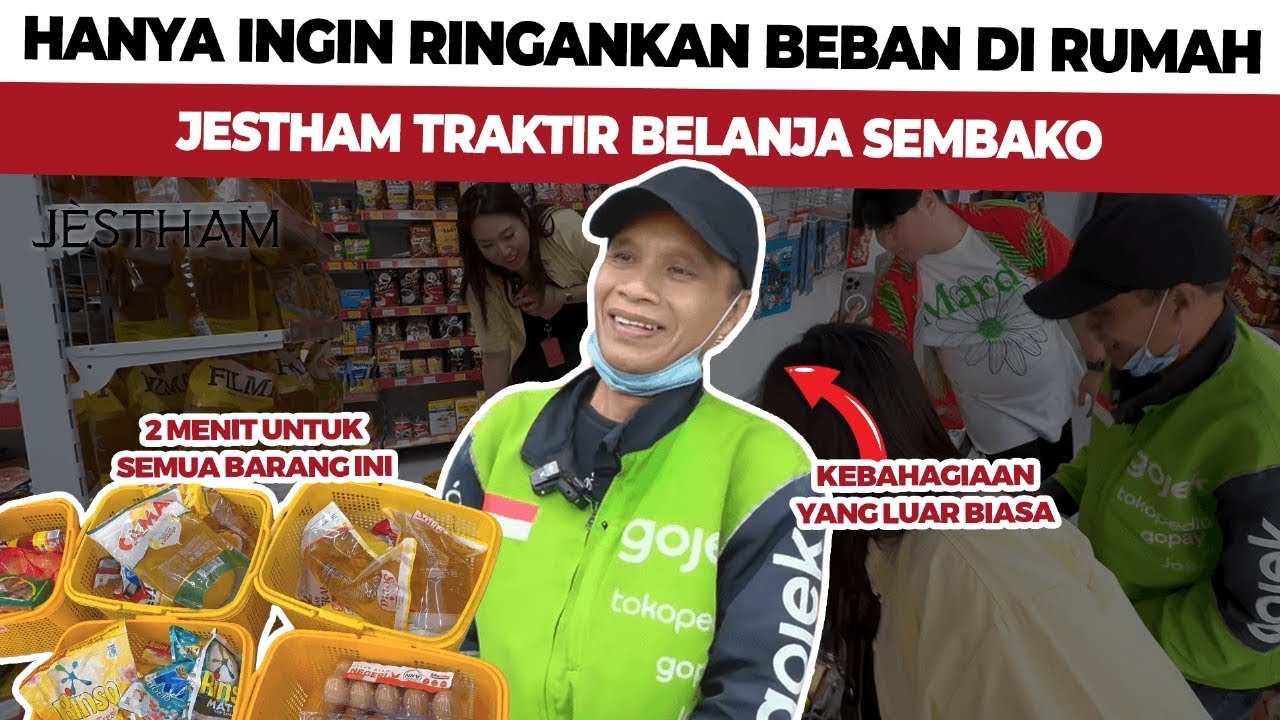 Jestham Traktir Bapak Ojol Baik Hati di Bali – 2 Menit Penuh Makna!