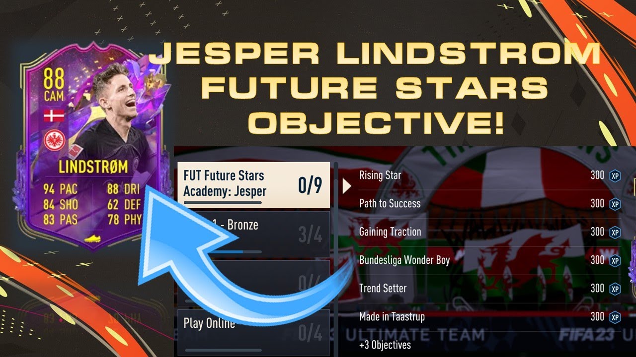 Fifa 23  |  How To Complete The Future Stars Jesper Lindstrom Objective Card