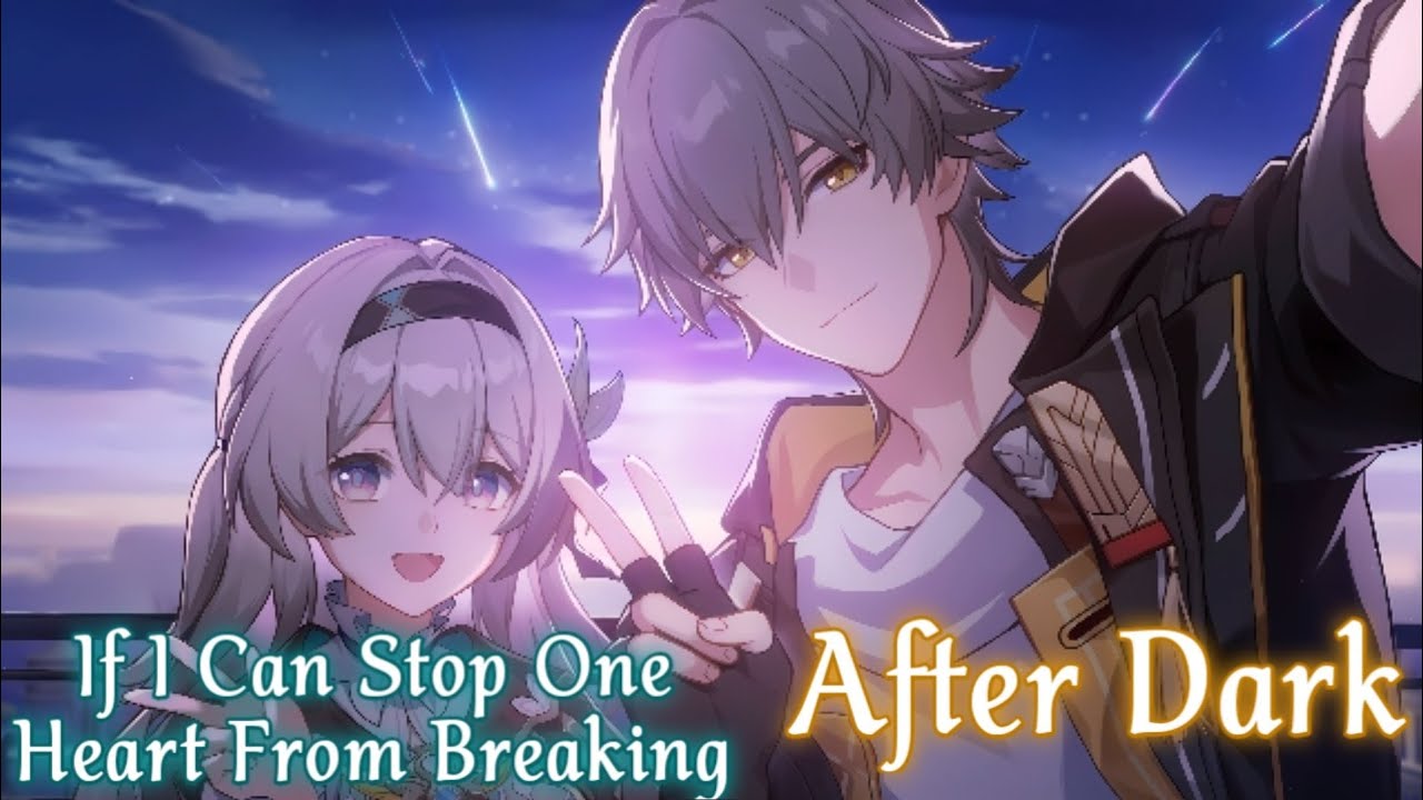 Nightcore - After Dark ✗ If I can Stop One Heart From Breaking (Switching Vocals) - Lyrics