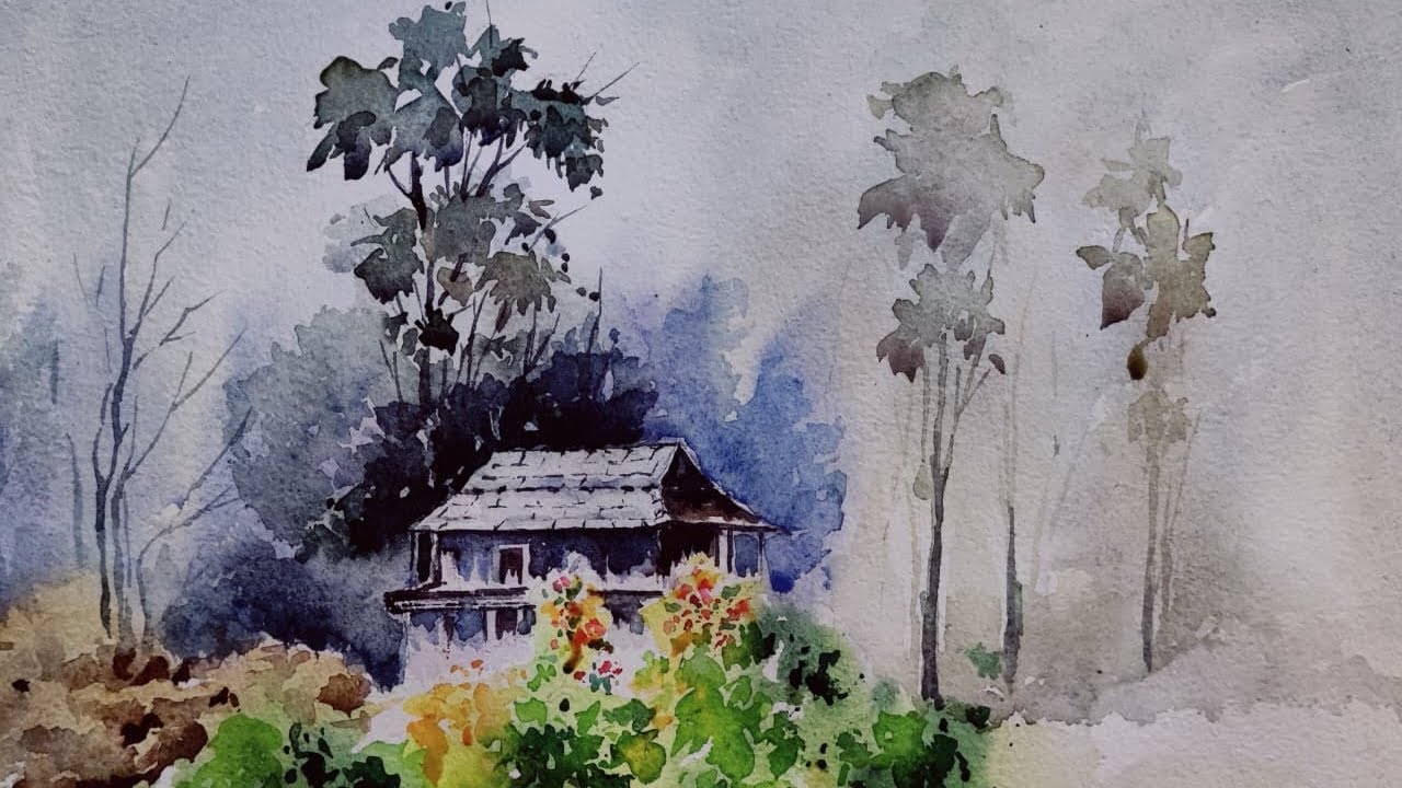 Landscape #9 Water colour