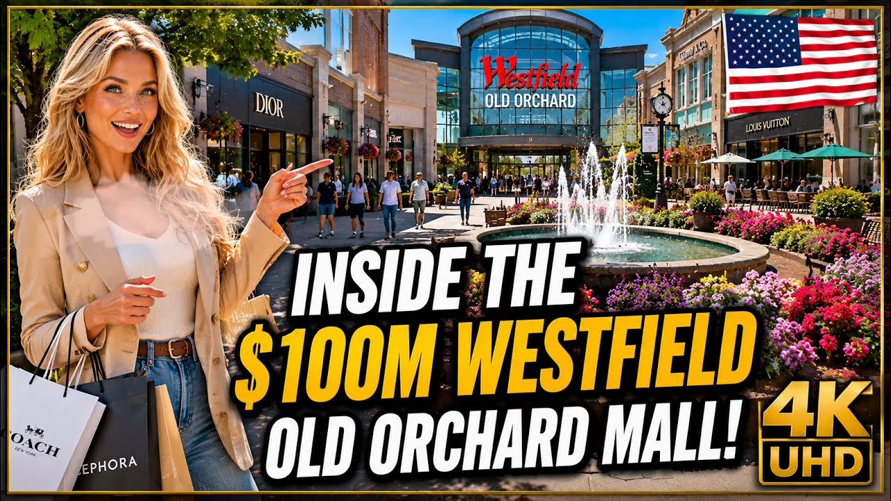 Best Outdoor Mall in Chicago? Westfield Old Orchard Tour 🇺🇸 