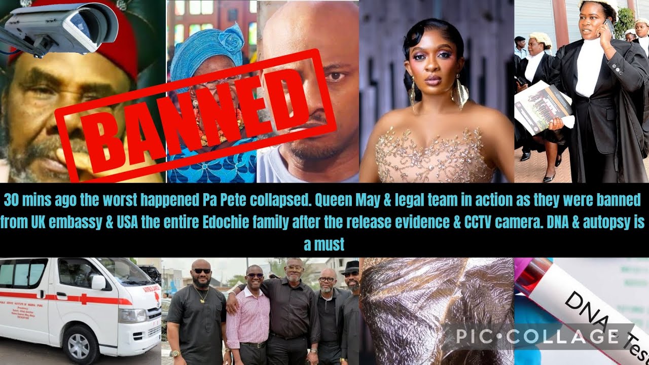 30 mins ago worst happened Pa Pete collapsed. Queen May & legal team in action as they were BANNED