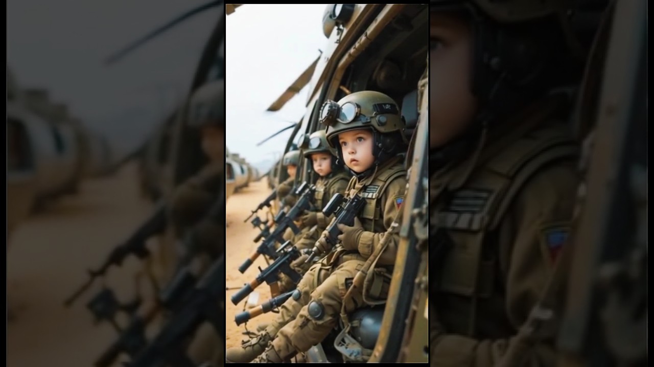 Baby soldiers kill spider #aibabyvideos #spider #military #soldier #helicopter#tank #ammo