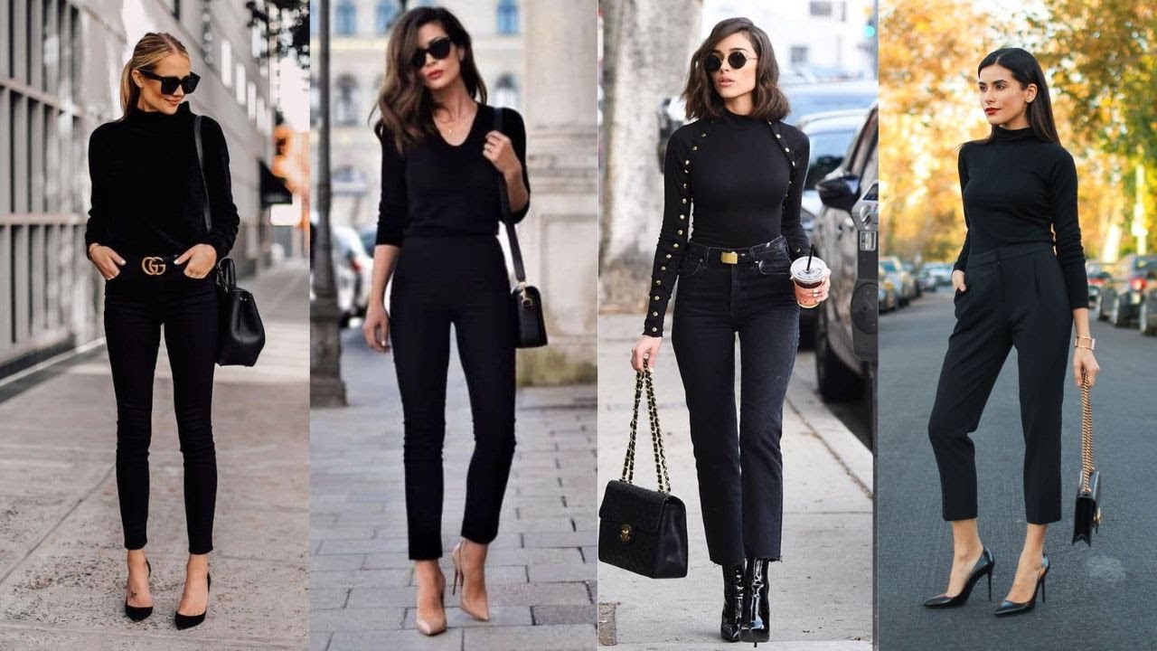 Black Stylish Outfit Ideas and Fashion Inspiration for Women
