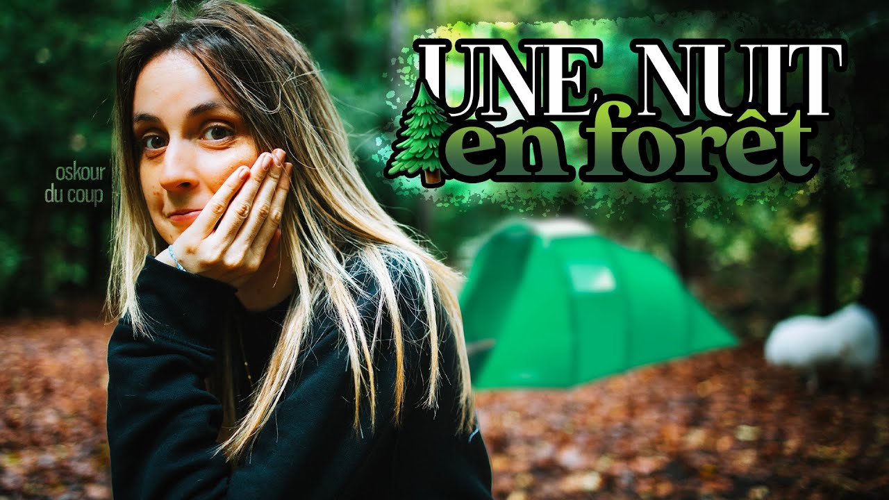 Mon copain m'a défié de passer une nuit en forêt 😨🌲