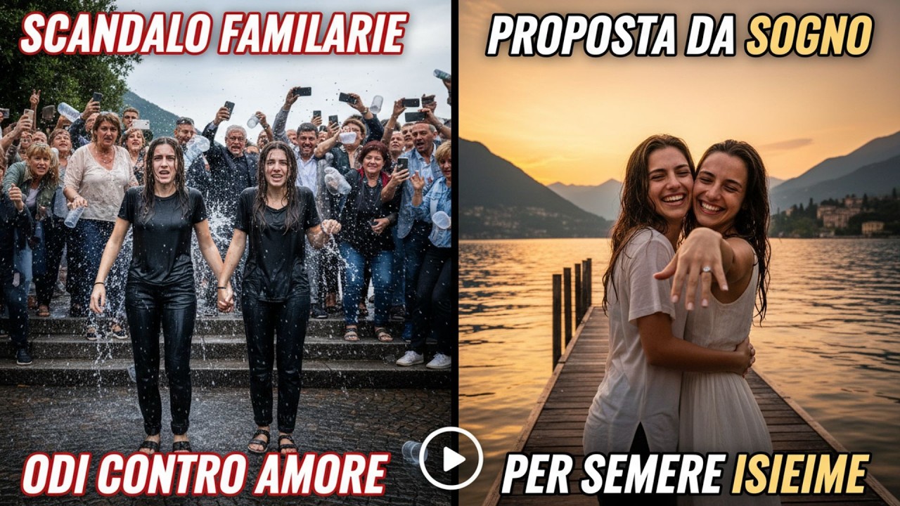 Bagnata fradicia al lago per aver tenuto la mano alla fidanzata — Si inginocchia e propone il....