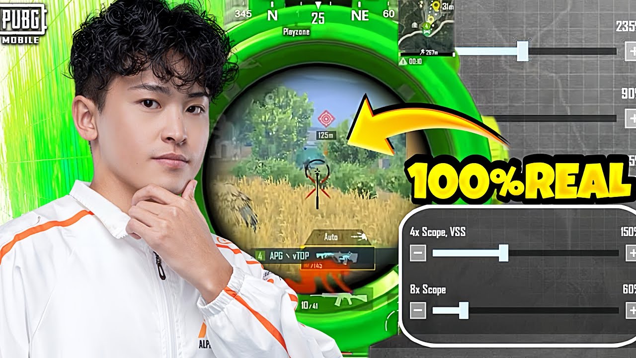 APG|TOP🤯The Close Range Master🎯Best Sensitivity Settings PUBG MOBILE 4.2🚨