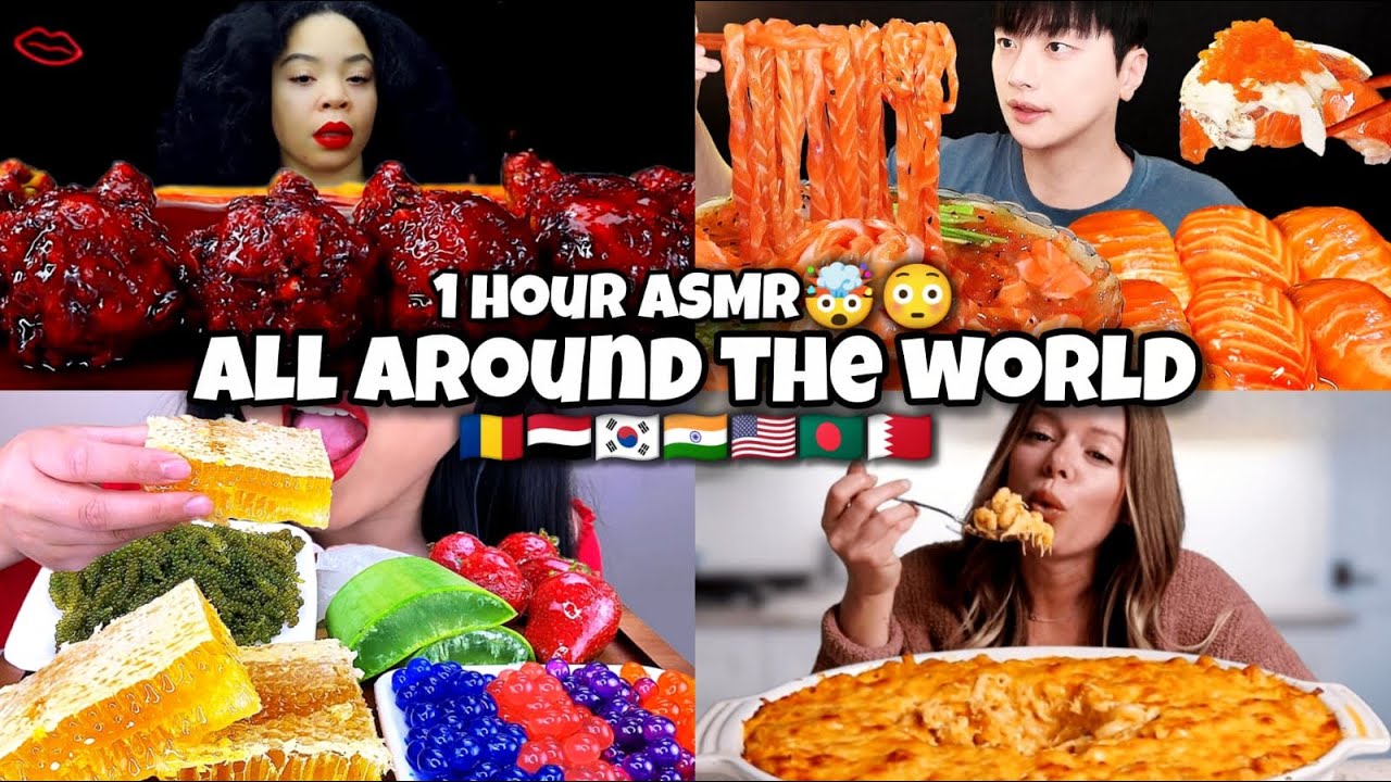 1 Hour ASMR Mukbang 😱 | You Won’t Believe What MUKBANGERS Eat Around The World 🔥🌶️🥵