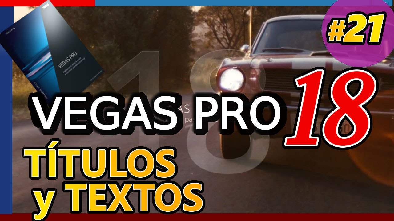 VEGAS PRO 18: TÍTULOS Y TEXTOS. Generadores de Medio. Cómo añadir a un video. Tutorial 21 español