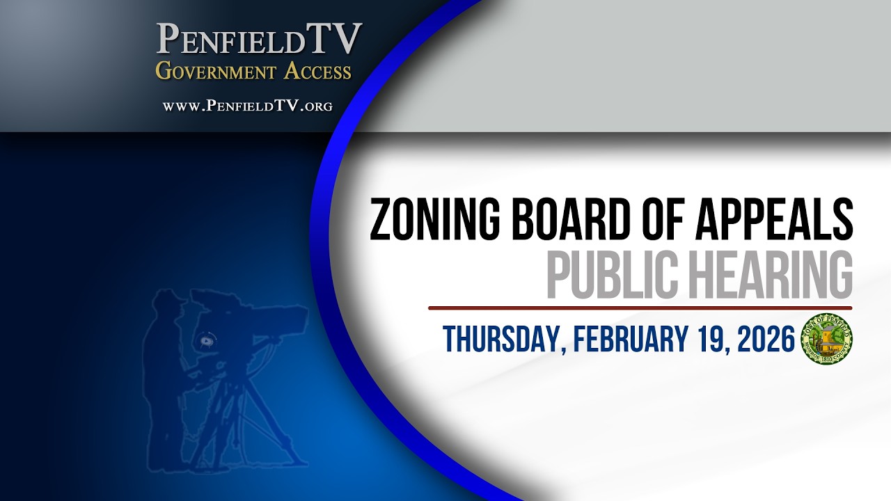 Zoning Board of Appeals Public Hearing | 02/19/2026