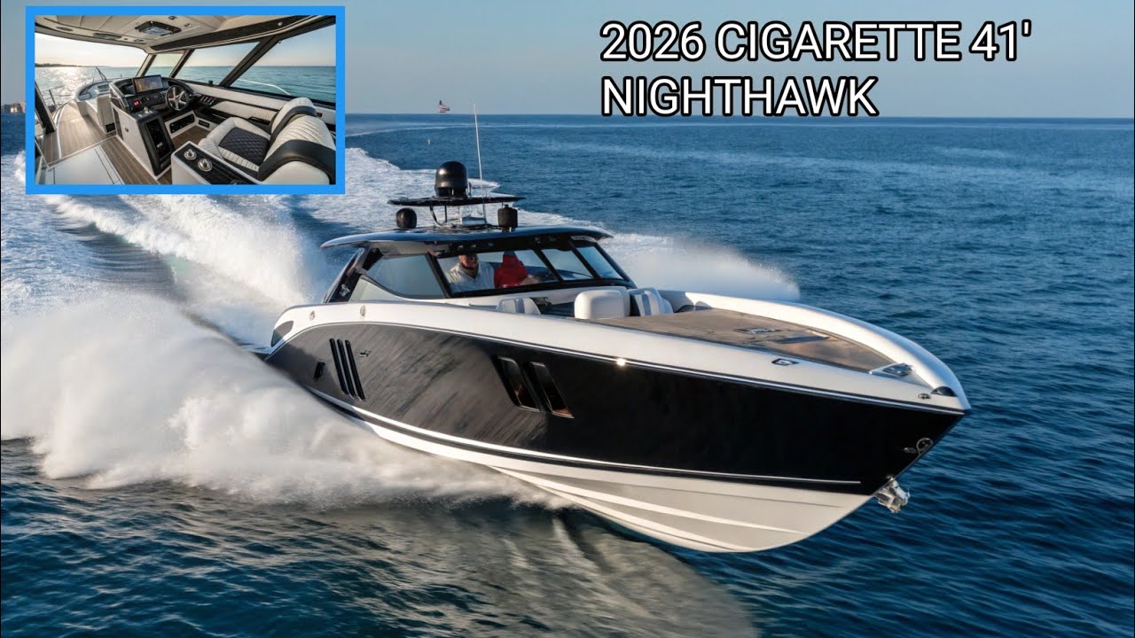 🔥 FIRST LOOK: 2026 CIGARETTE 41&prime; NIGHTHAWK &ndash; INSANE PERFORMANCE & DESIGN!