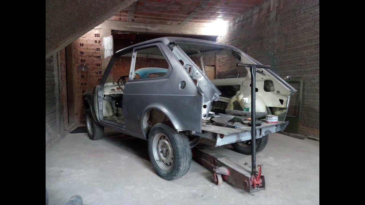 Restauração Fiat 147 - pt. I - Funilaria e pintura