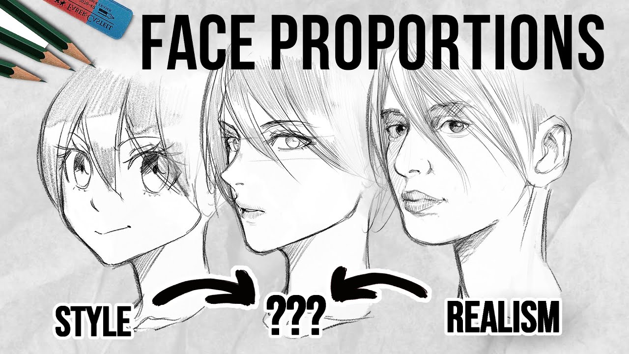 EVOLVE your Art by learning to draw face proportions | Tutorial | DrawlikeaSir