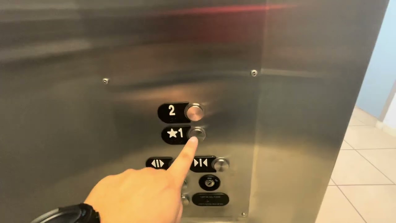Otis Series 5 hydraulic Elevator @ Dadeland Mall Kendall Miami FL !!