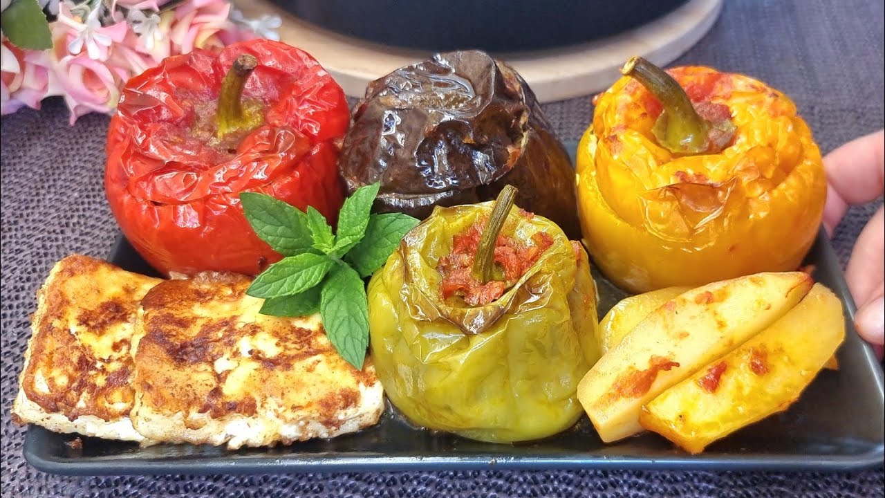 Γεμιστά της Φρίντας👌με κιμά η (χωρίς) Μυστικά για σίγουρη επιτυχία💯συνταγή εγγύηση!Greek pepper
