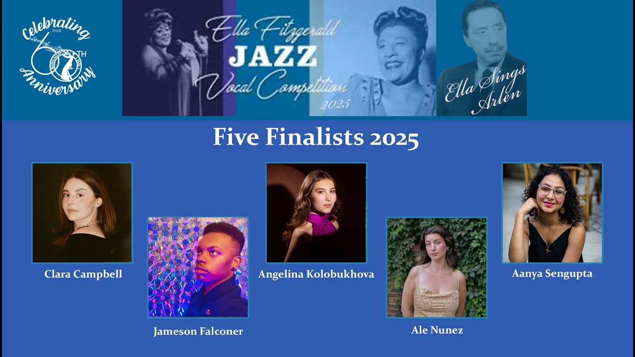2025 Ella Fitzgerald Jazz Vocal Competition Finalists