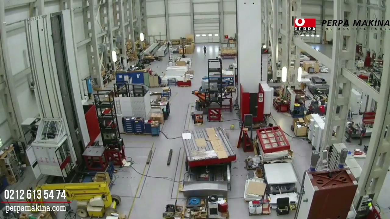 FERMAT CNC Borverk Tezgahları - WRF 160 Heavy Yer Tipi (Platino) Tezgahın Kurulumu