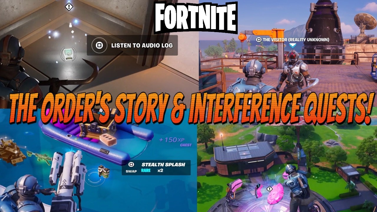Fortnite The Order's Story and Interference quests Storyline!