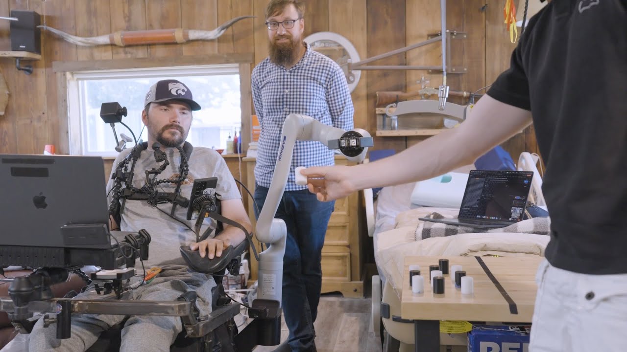 Barrow Patient Controls Robotic Arm with Thought in CONVOY Study