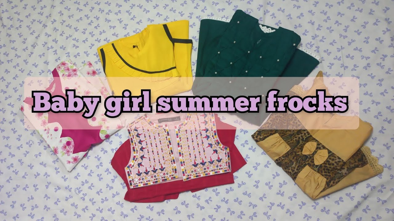 Baby girl summer dress designing # Handmade summer dresses@St Fashion Hub
