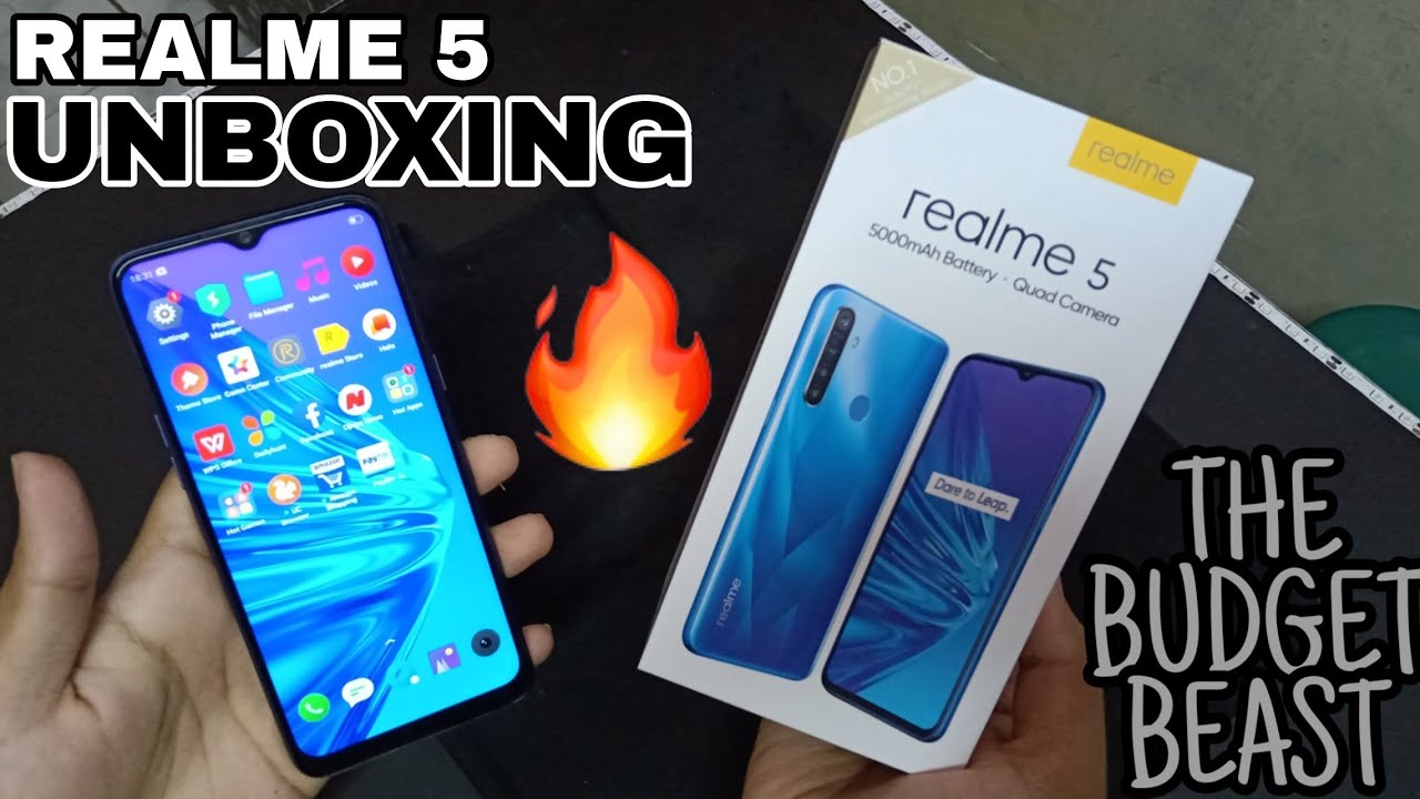 Realme 5 Unboxing and Overview : The #QuadCameraPowerhouse 🔥