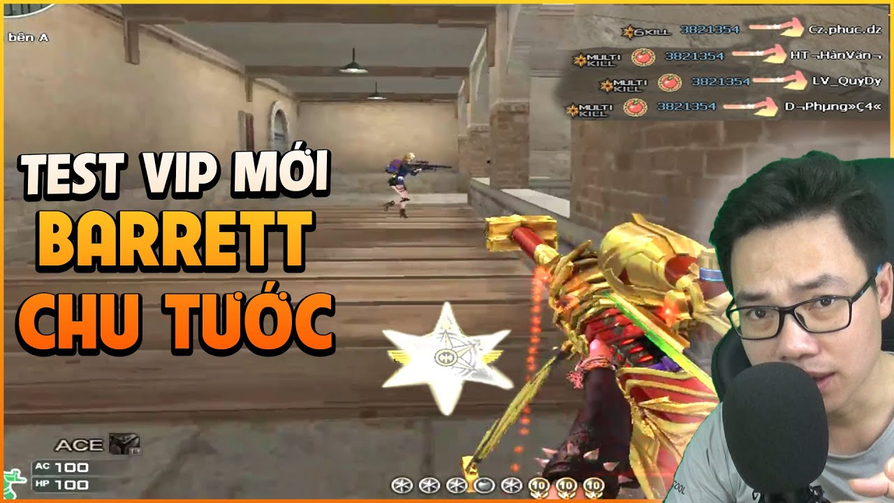 Trung T&ocirc; Sniper Barrett Chu Tước Kinh Ho&agrave;ng thế n&agrave;y đ&acirc;y - Đột k&iacute;ch CF  ✔