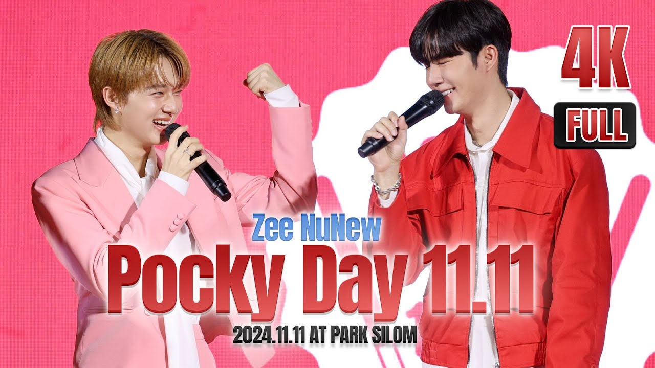 Pocky day 11.11 X ZeeNunew at Park Silom / POCKY WITH ZNN 20241111#PockyDayXZeeNuNew #ZeeNuNew