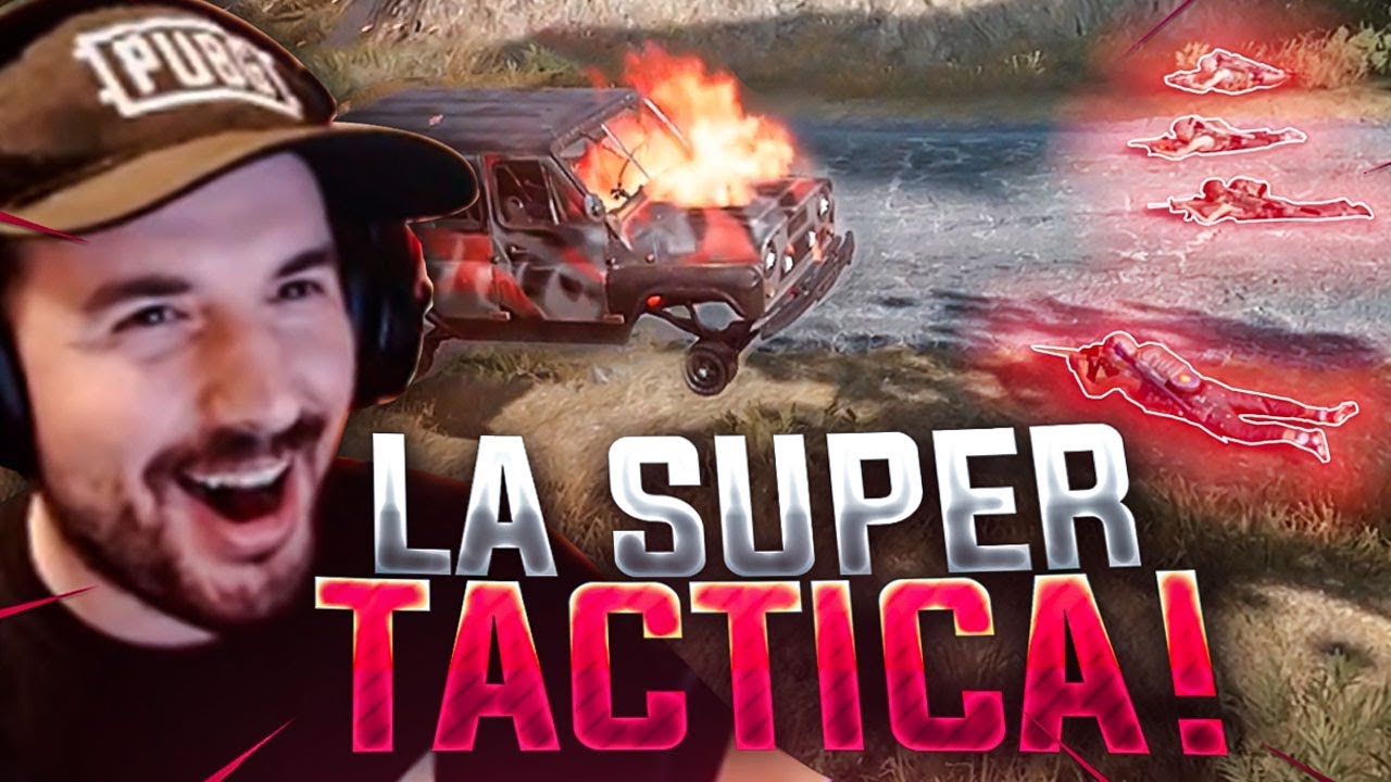 Nos TUMBAMOS los 4 en la CARRETERA y... JAJAJA! PUBG