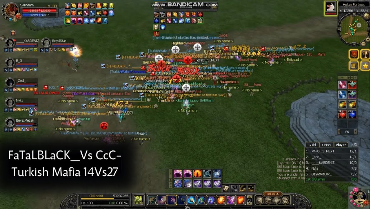 [ Averus Online 130 ] FaTaLBLaCK_ Vs ALL Server 14 Vs 27 FORTRESS WAR