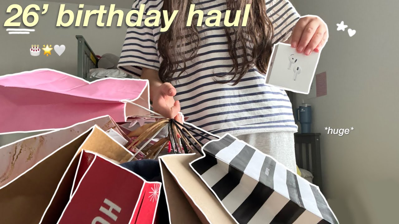 MY 2026 BIRTHDAY HAUL *long awaited* || gifts from friends, siblings, & more!! 🎂🌟