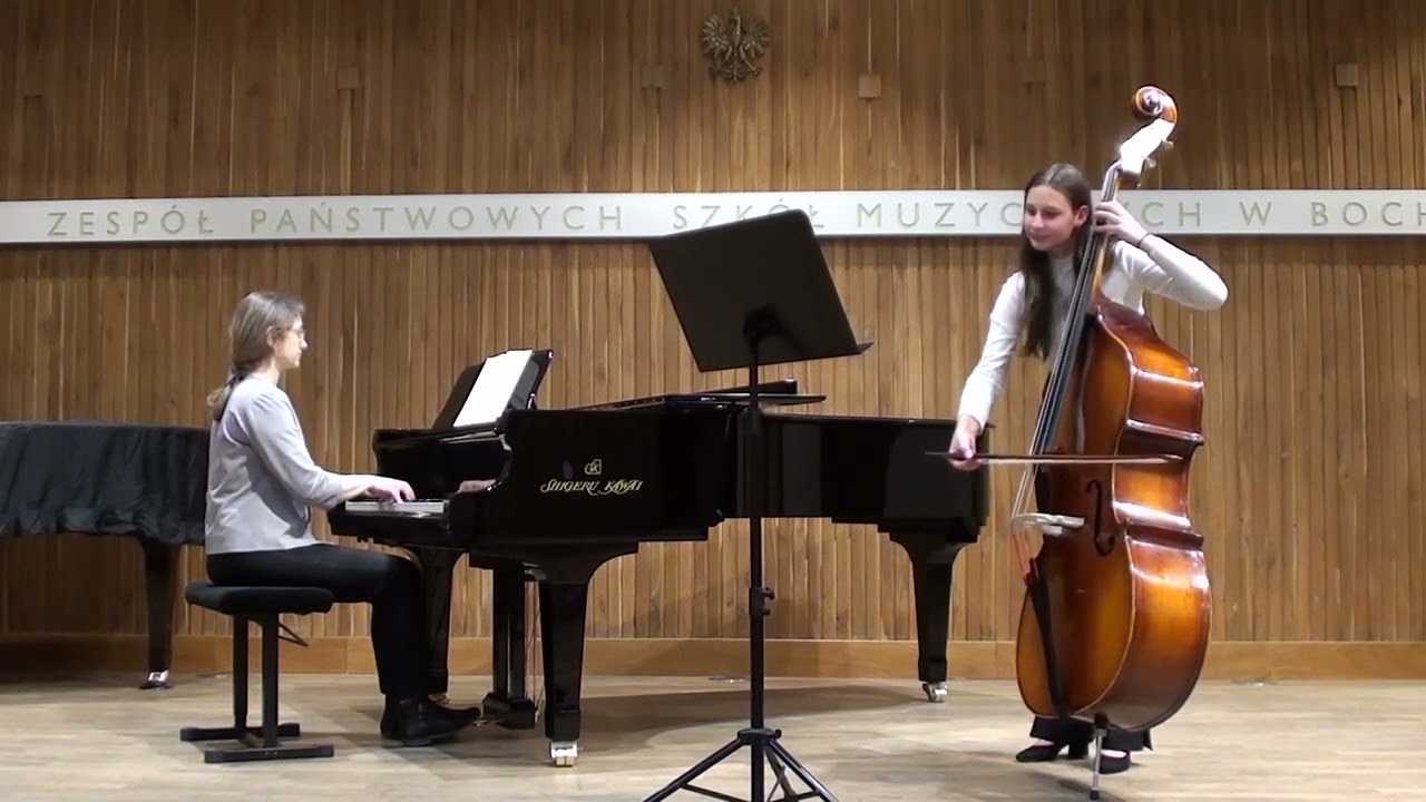 Johannes Brahms – „Piotruś”, Julia Frankowicz – kontrabas, Tetiana Yurynets – fortepian