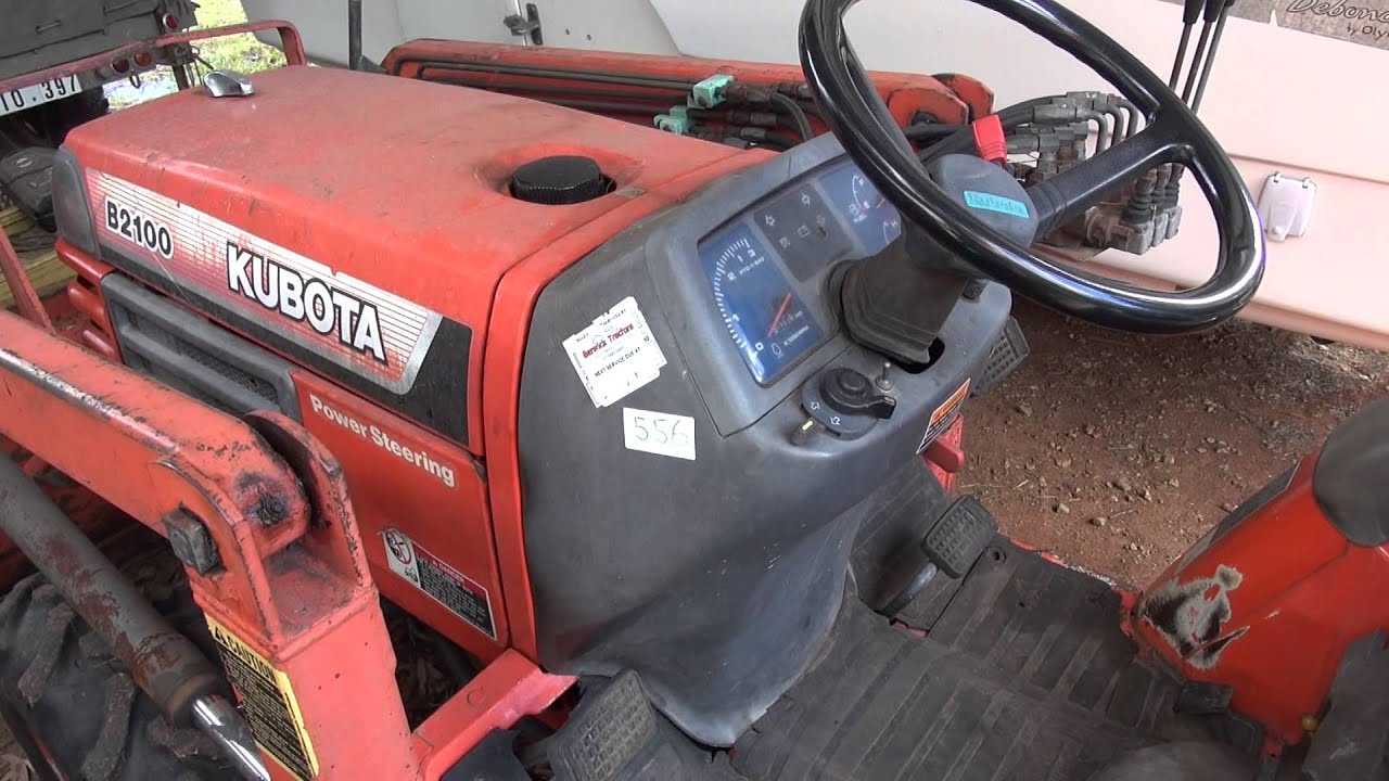 Kubota B2100 Cold Start