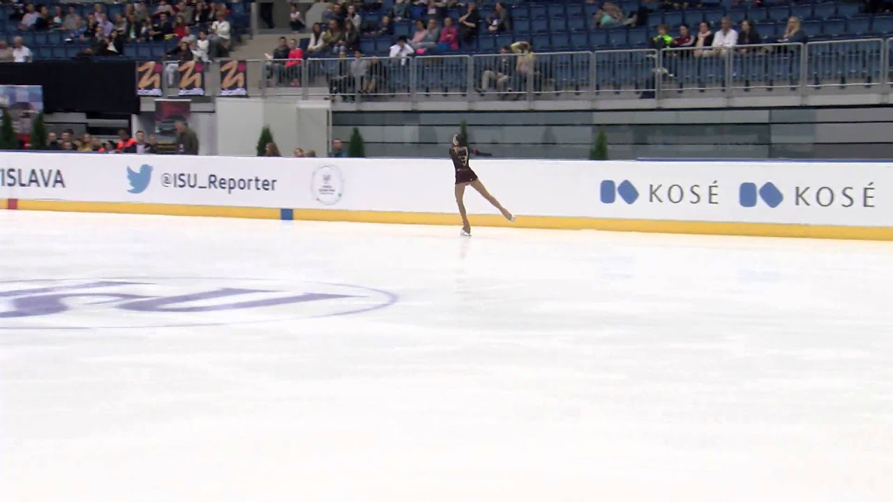2015 ISU Junior Grand Prix Bratislava Ladies Free Skate Polina TSURSKAYA RUS