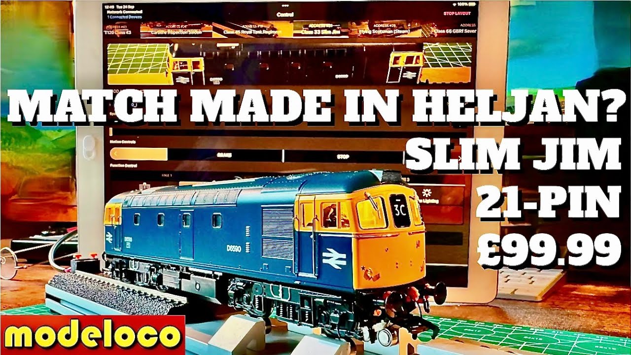 Heljan Class 33/2 Review Having Fit Cab Lighting, Crew & Hornby HM7000 HM|DCC Sound | ml50